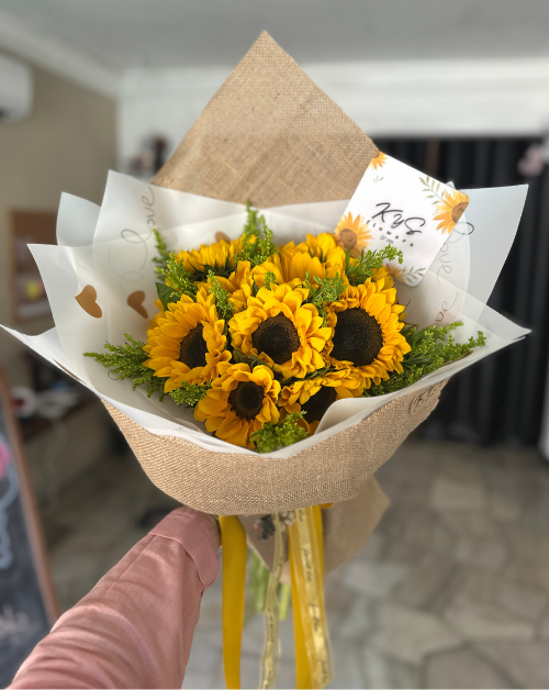 Bouquet de girasoles